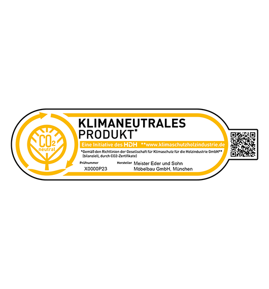 Label Klimaneutrales Produkt