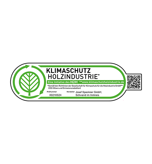 Label Klimaschutz Josef Speckner GmbH